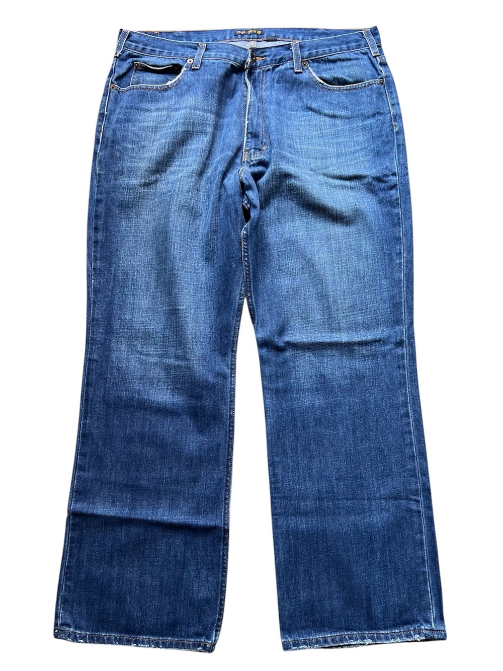 J. Crew Jeans  38Wx30L 100% Cotton Medium Wash Denim Straight Fit Zipper Fly